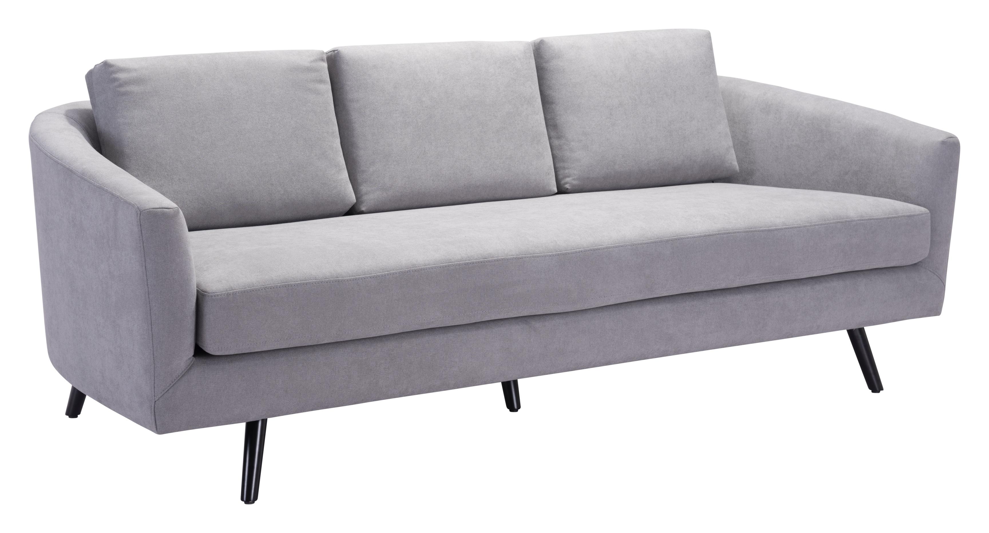 Zuo Modern Divinity Sofa in Gray/Brown