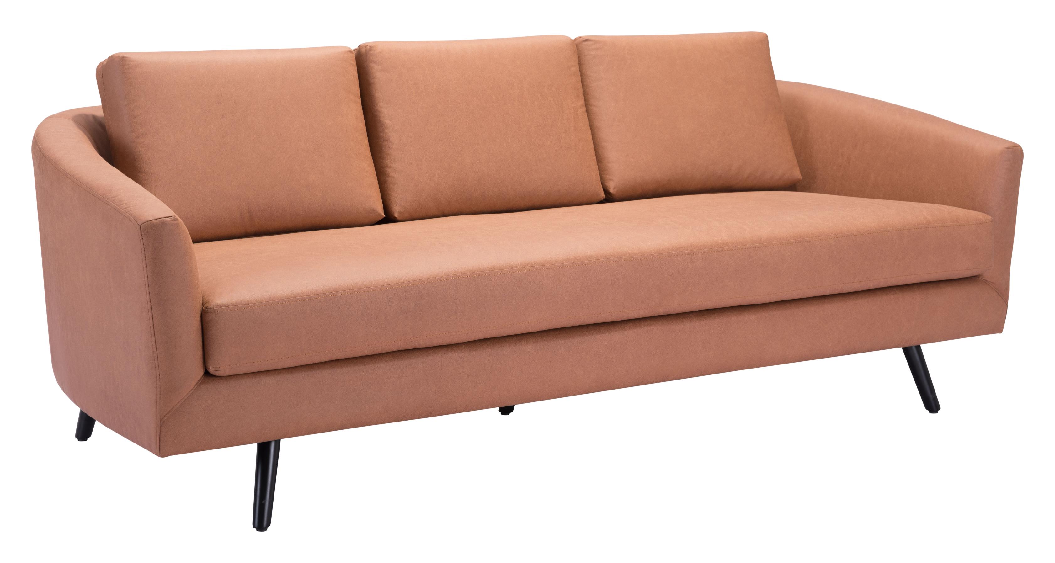 Zuo Modern Divinity Sofa in Gray/Brown