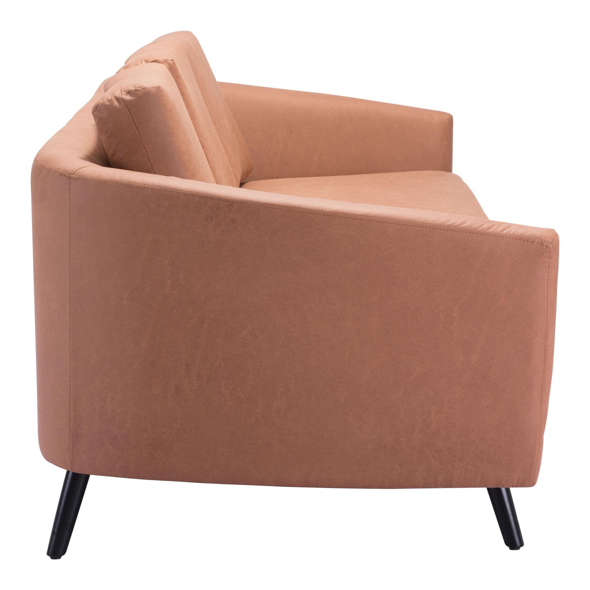 Zuo Modern Divinity Sofa in Gray/Brown