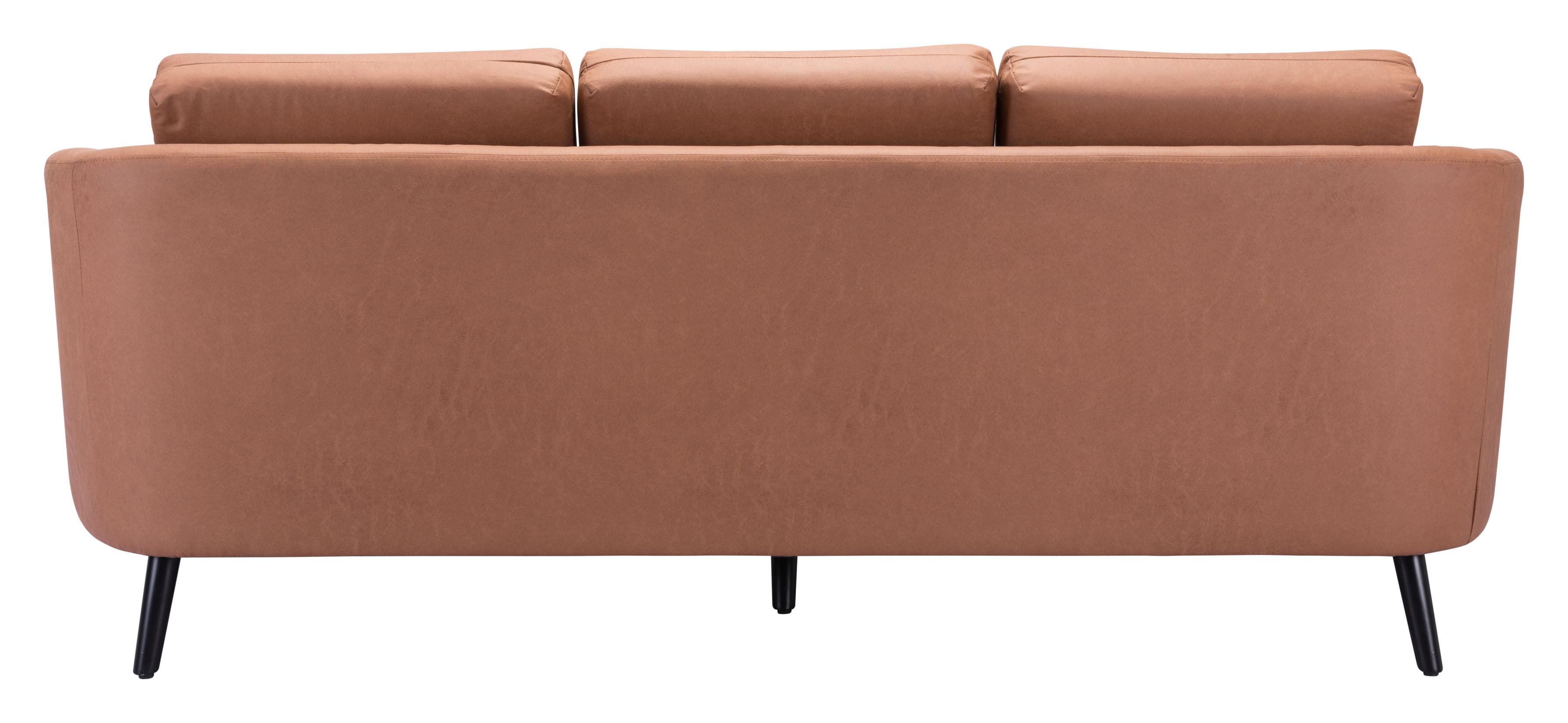 Zuo Modern Divinity Sofa in Gray/Brown