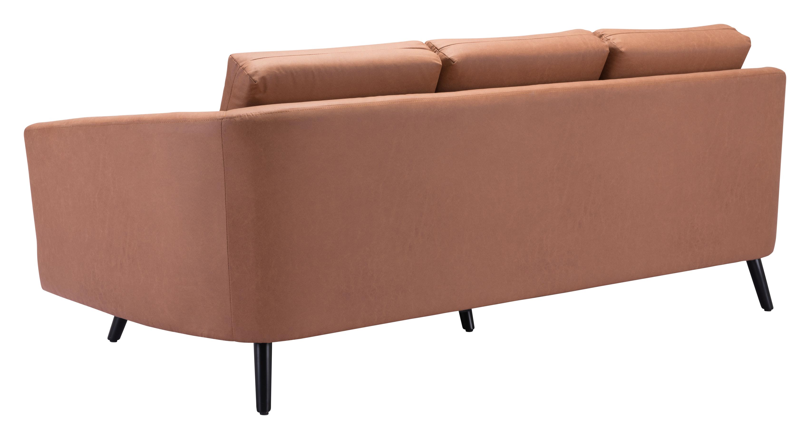 Zuo Modern Divinity Sofa in Gray/Brown