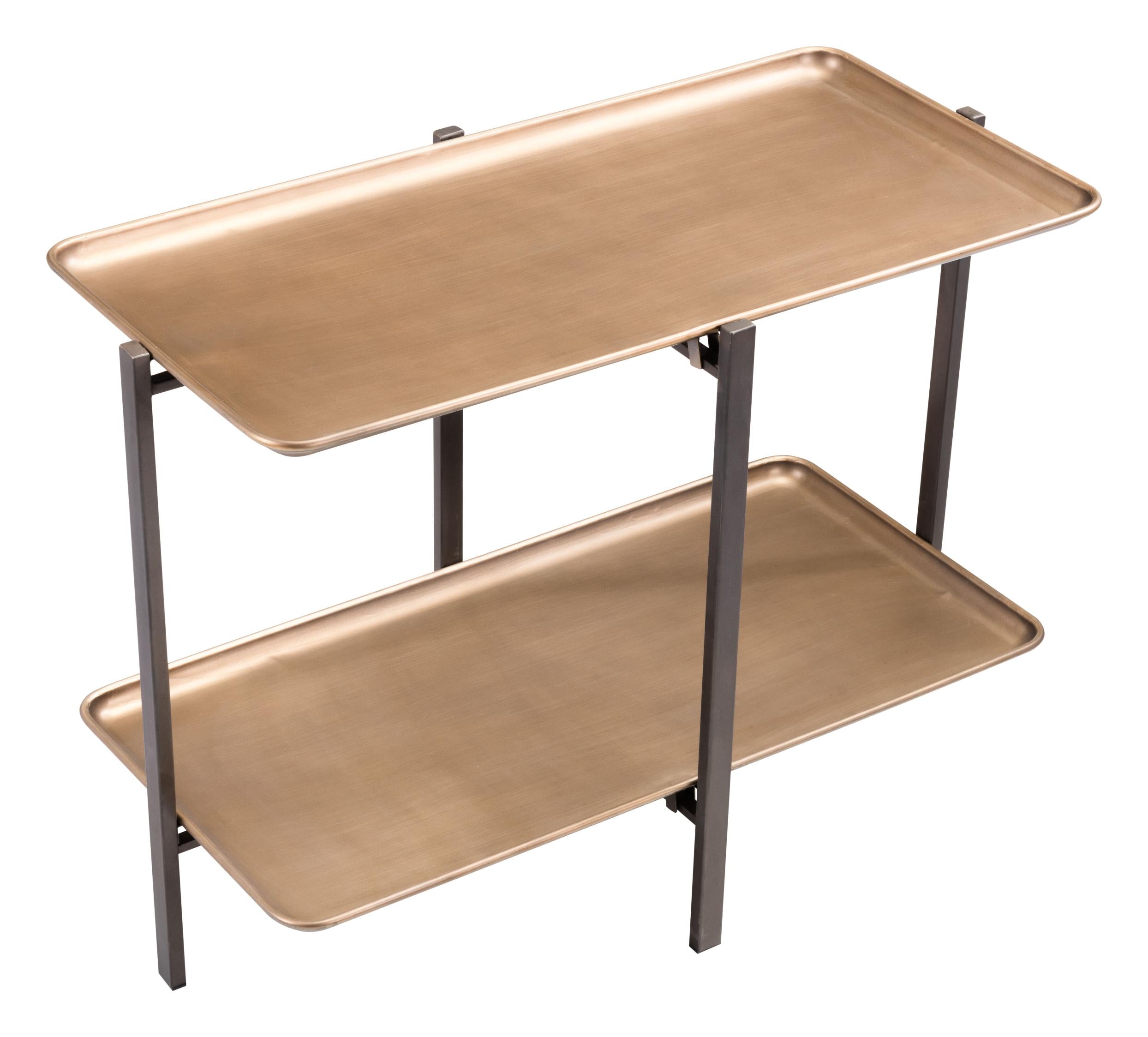 Zuo Modern Benjamin Coffee Table Brass
