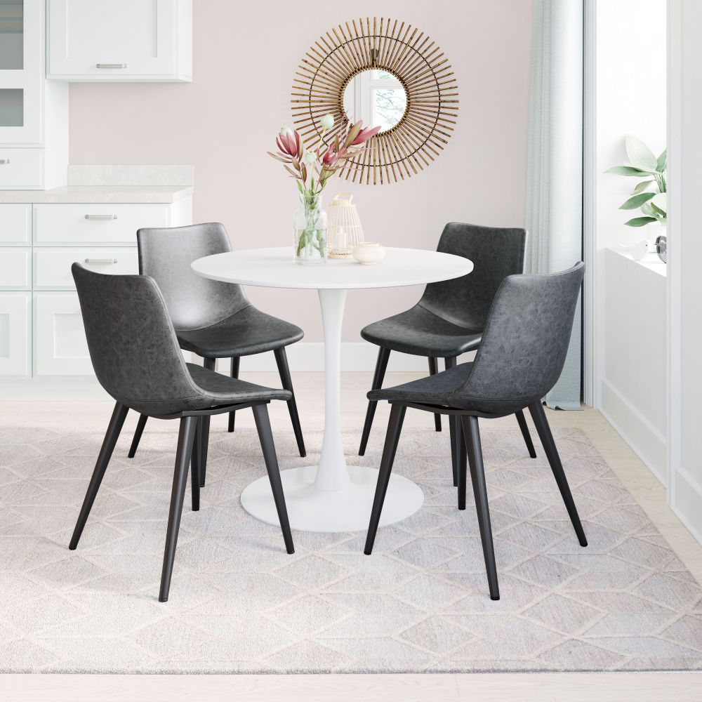 Daniel Dining Chair in Vintage Brown/Vintage Black/Gray