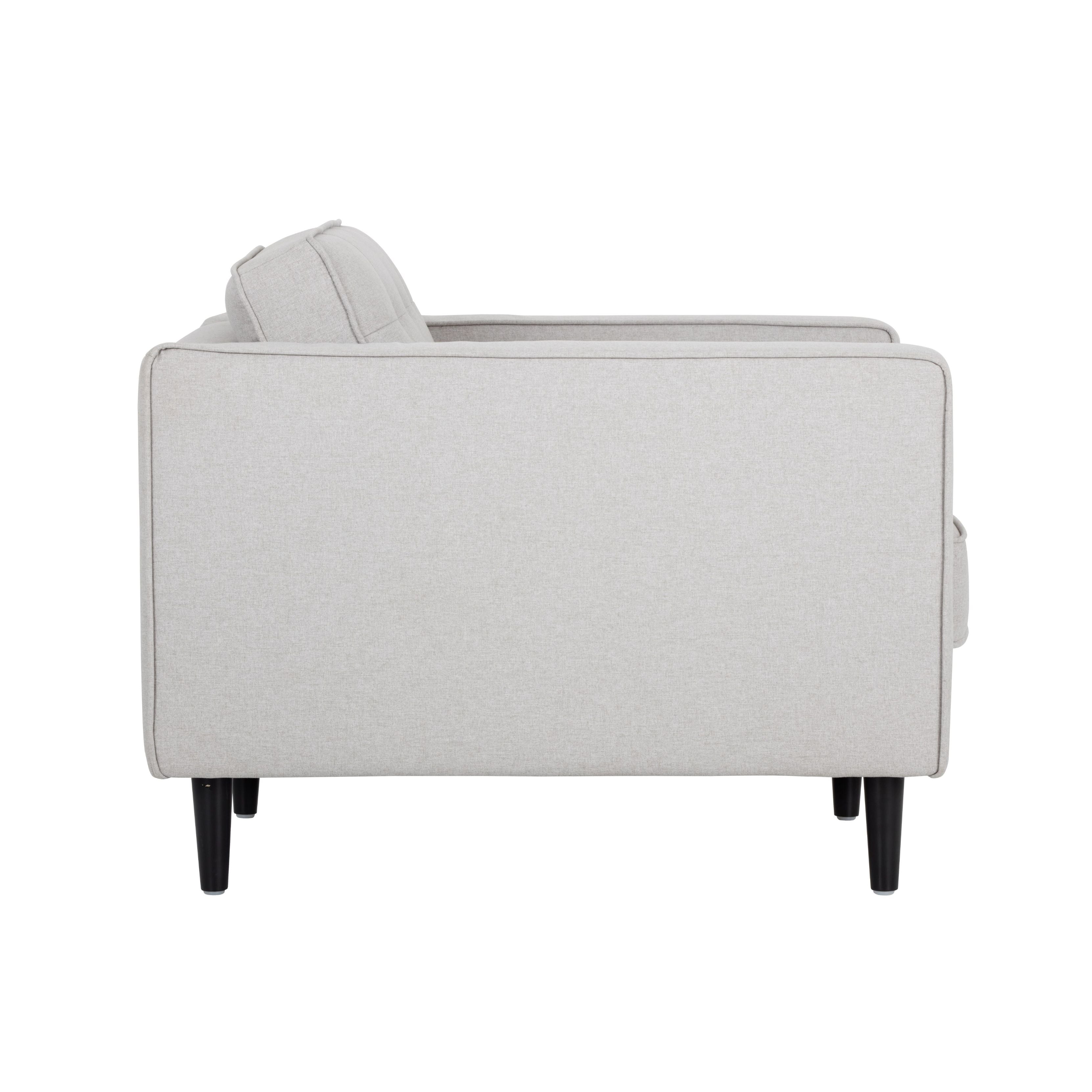 SUNPAN Donnie Armchair in Light/Dark Grey