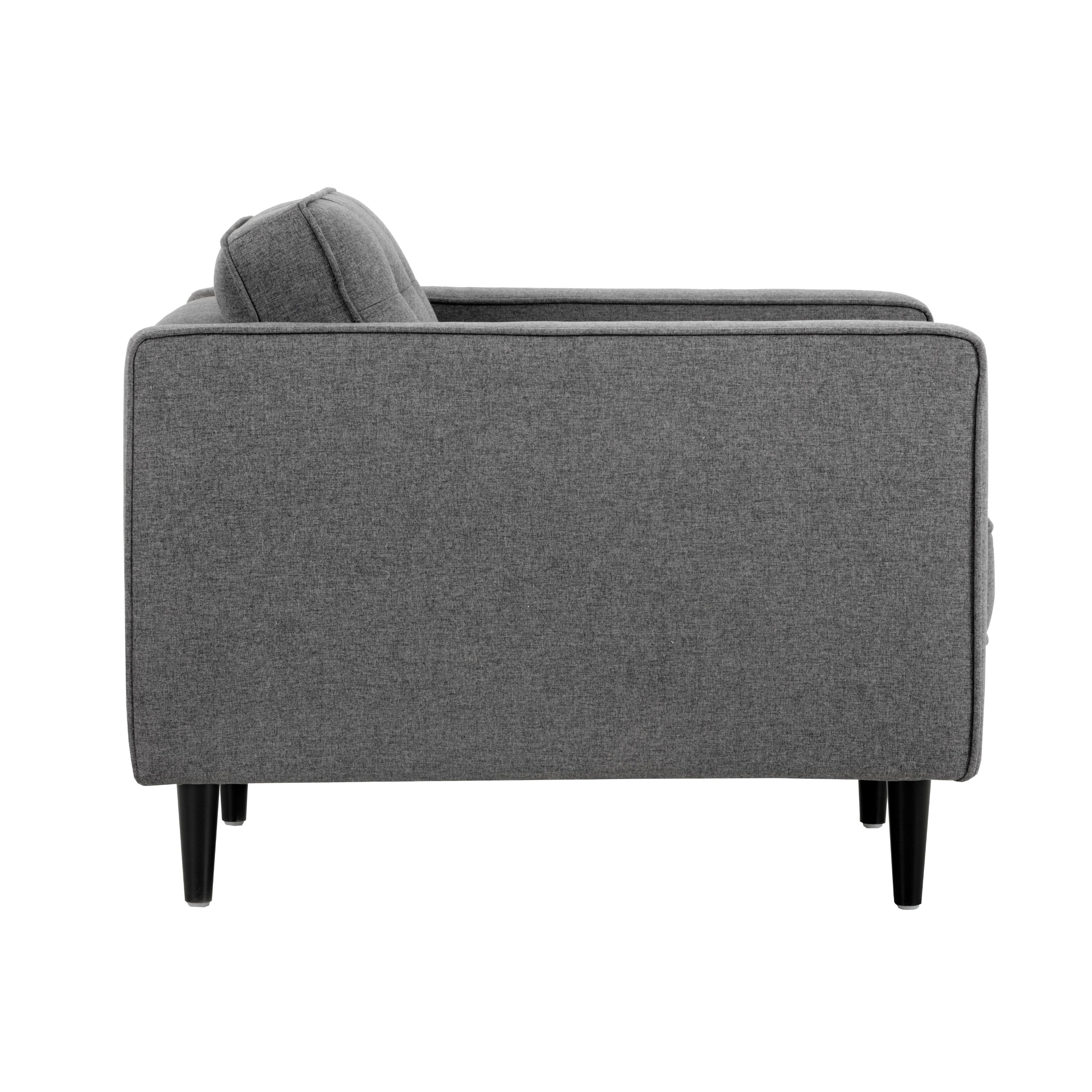 SUNPAN Donnie Armchair in Light/Dark Grey