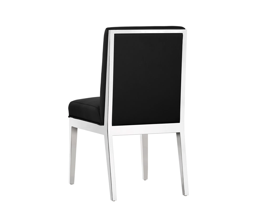 Sunpan Sofia Dining Chair - Black/Grey/White