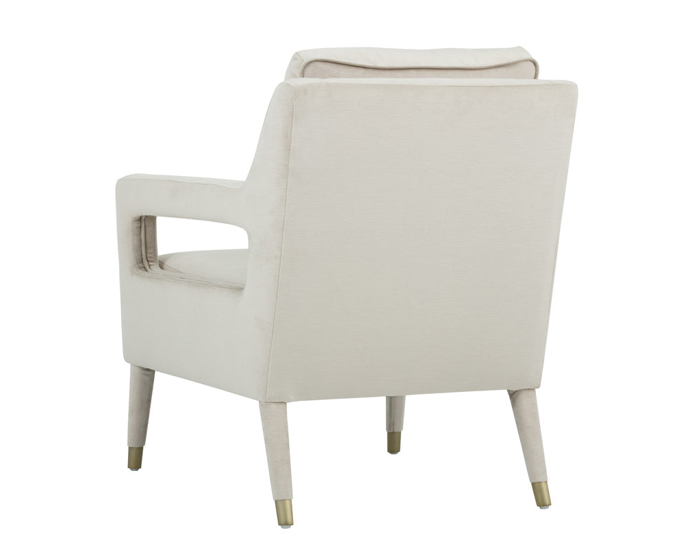 Sunpan Oxford Lounge Chair - Piccolo Black/Piccolo Prosecco