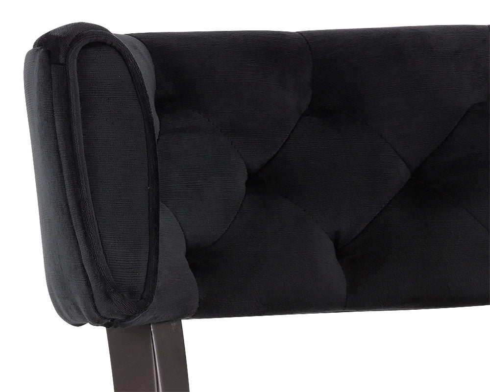 Sunpan Tatum Counter Stool in Piccolo Black