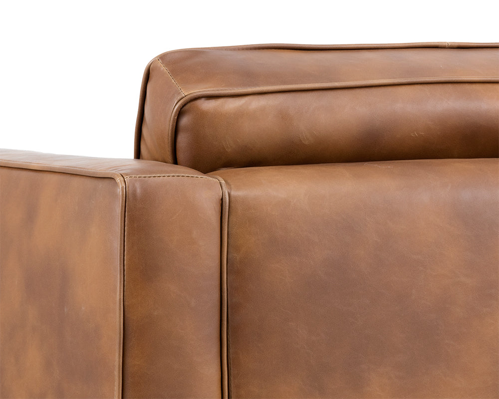 Sunpan Donnie Armchair - Coal Black/Dark Grey/Havana Dark Brown/Light Grey/Tobacco Tan