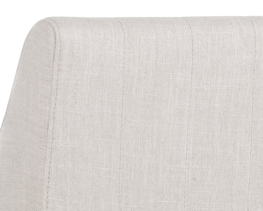 Sunpan Wolfe Lounge Chair in Beige Linen/Bravo Cream/Bravo Metal/Vintage Black/Vintage Blue/Vintage Cognac