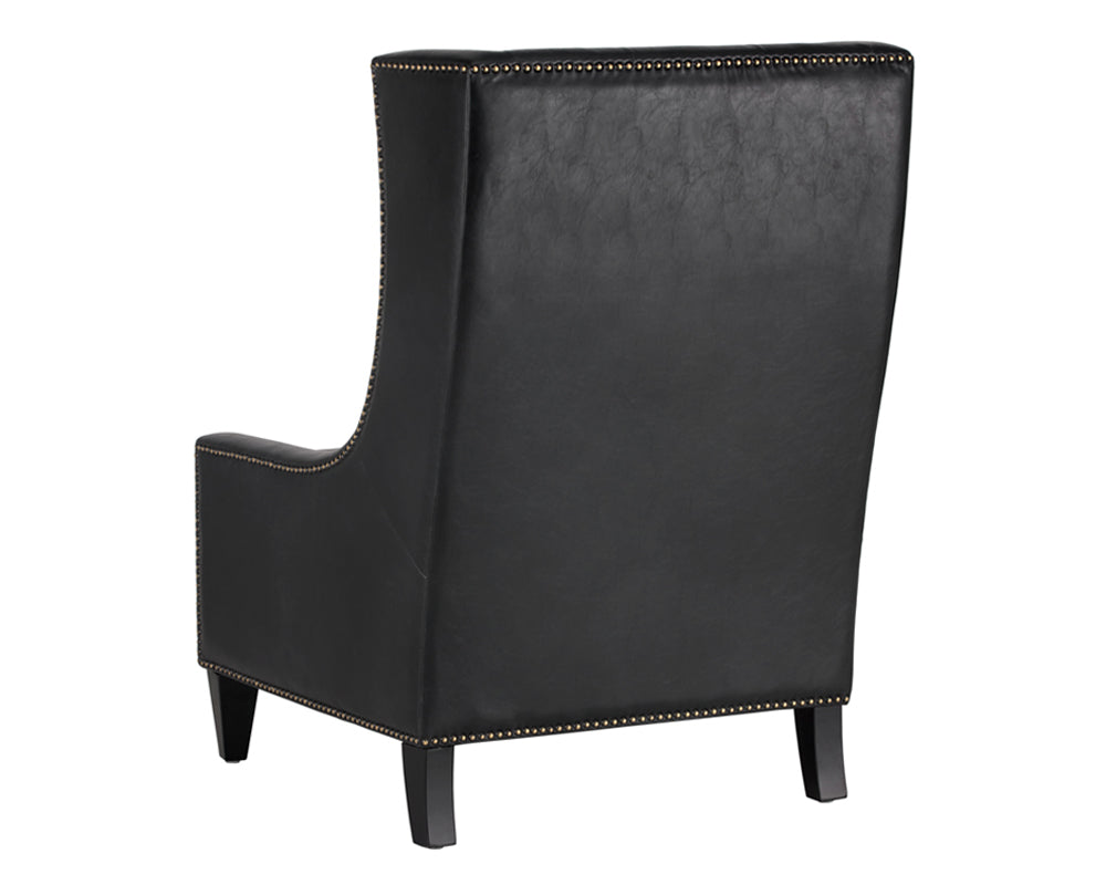 Sunpan Ohio Lounge Chair - Coal Black