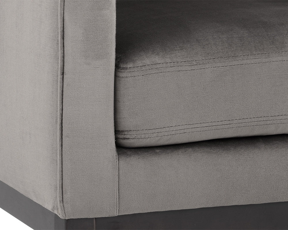 Sunpan Eugene Lounge Chair - Piccolo Dove/Pebble
