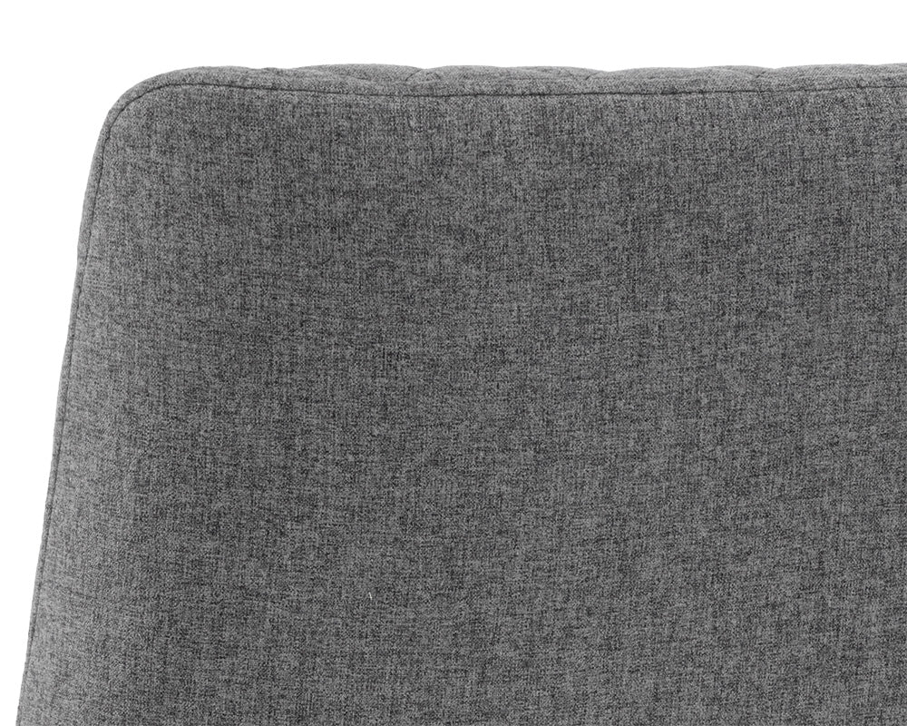 Sunpan Leighland Barstool - Dark Grey / Overcast Grey / Coal Black / Havana Dark Brown