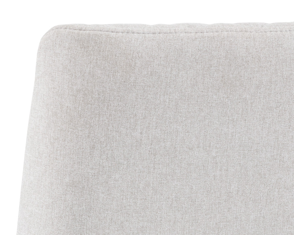 Sunpan Leighland Barstool - Dark Grey / Overcast Grey / Coal Black / Havana Dark Brown