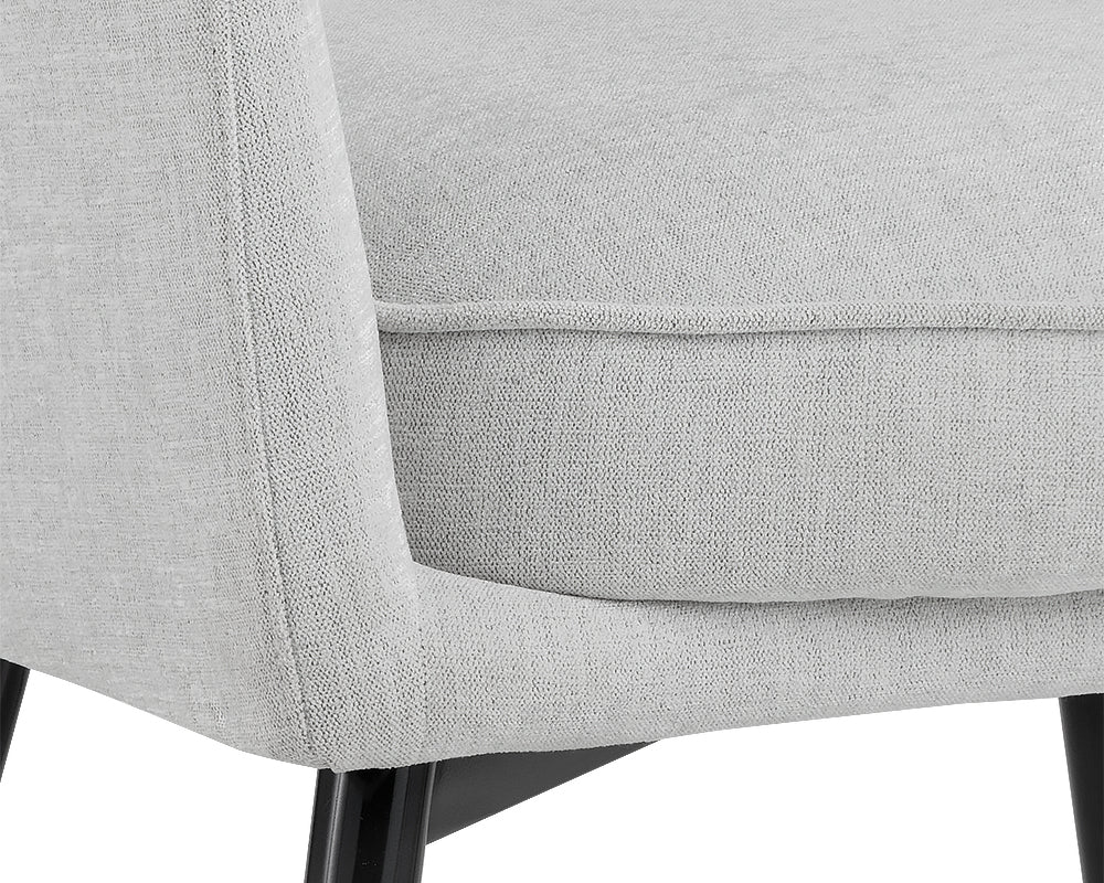 Sunpan Baily Dining Armchair in Hemingway Marble