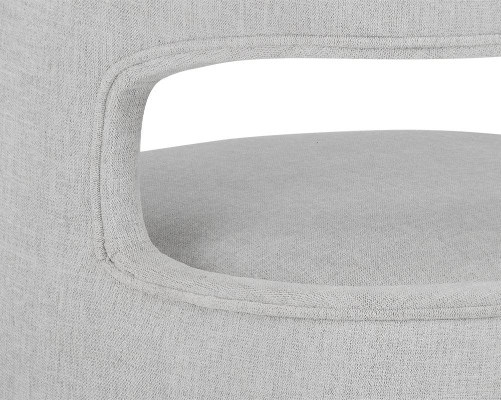 Sunpan Baily Dining Armchair in Hemingway Marble