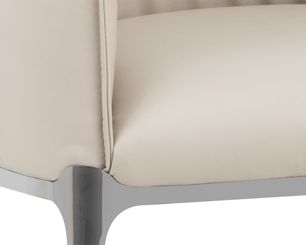 Sunpan Jax Dining Armchair - Barely Beige