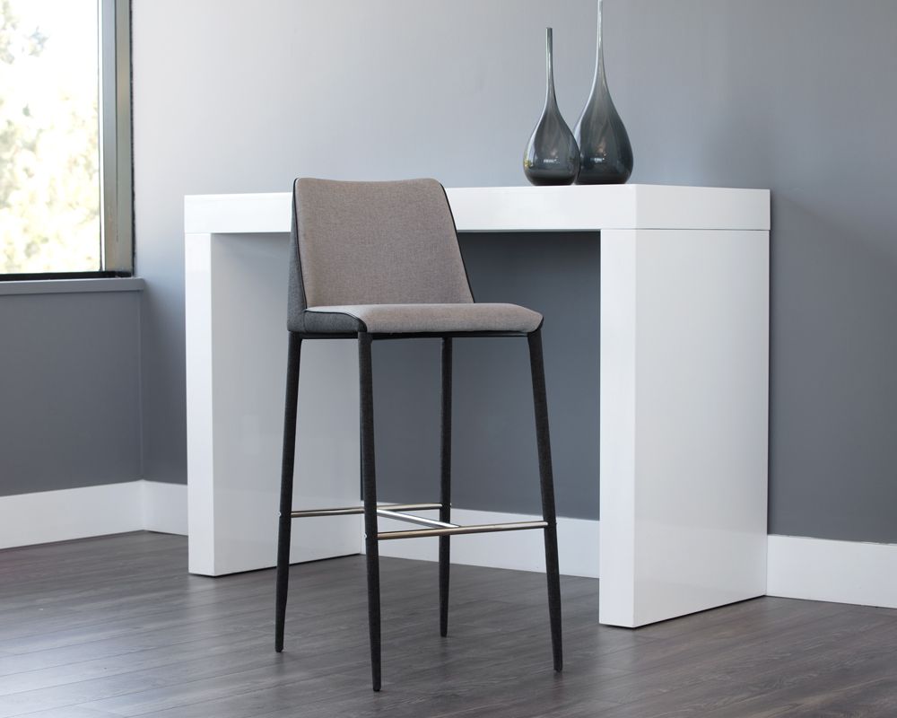 SUNPAN Renee Barstool - Armour Grey / Dark Slate