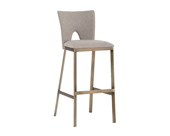 SUNPAN Reid Barstool - Biscotti Brown
