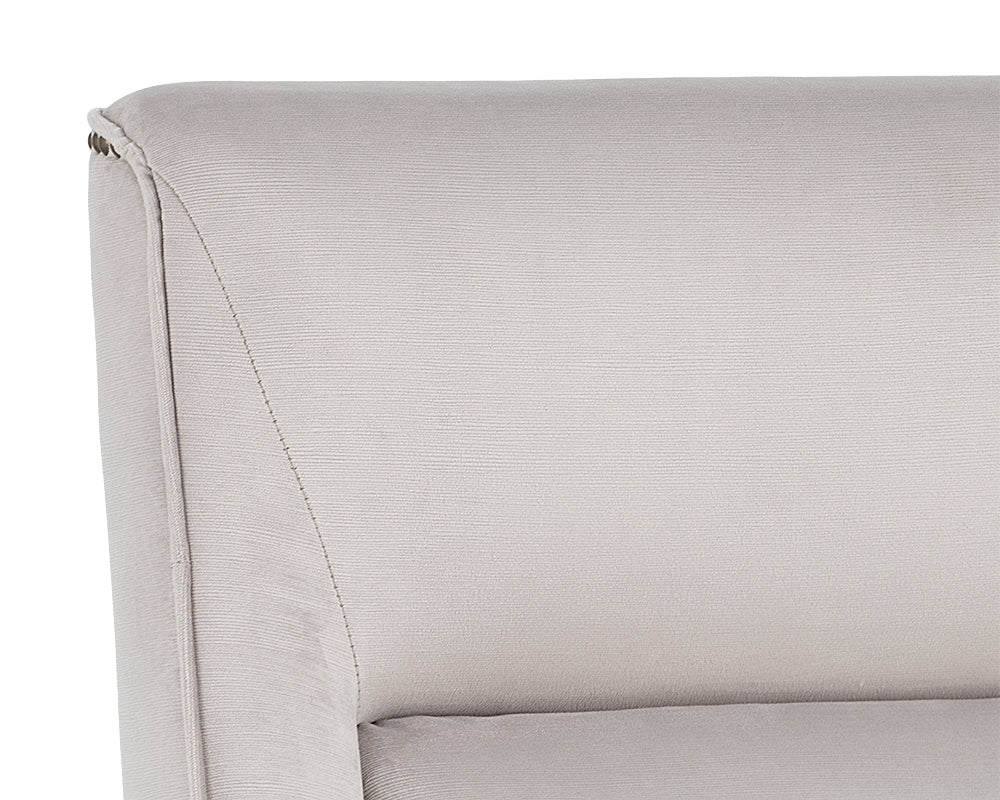 Sunpan Eugene Lounge Chair - Piccolo Dove/Pebble