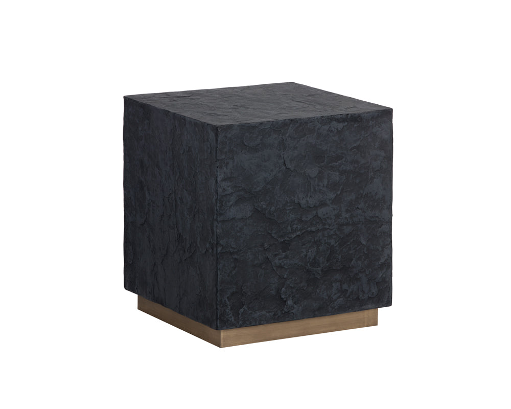 Sunpan Newbury Side Table - Black Slate