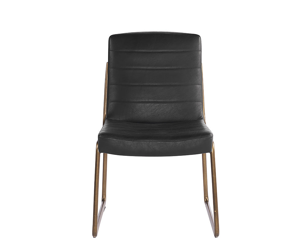 Sunpan Anton Dining Chair - Bravo Cream/Vintage Black