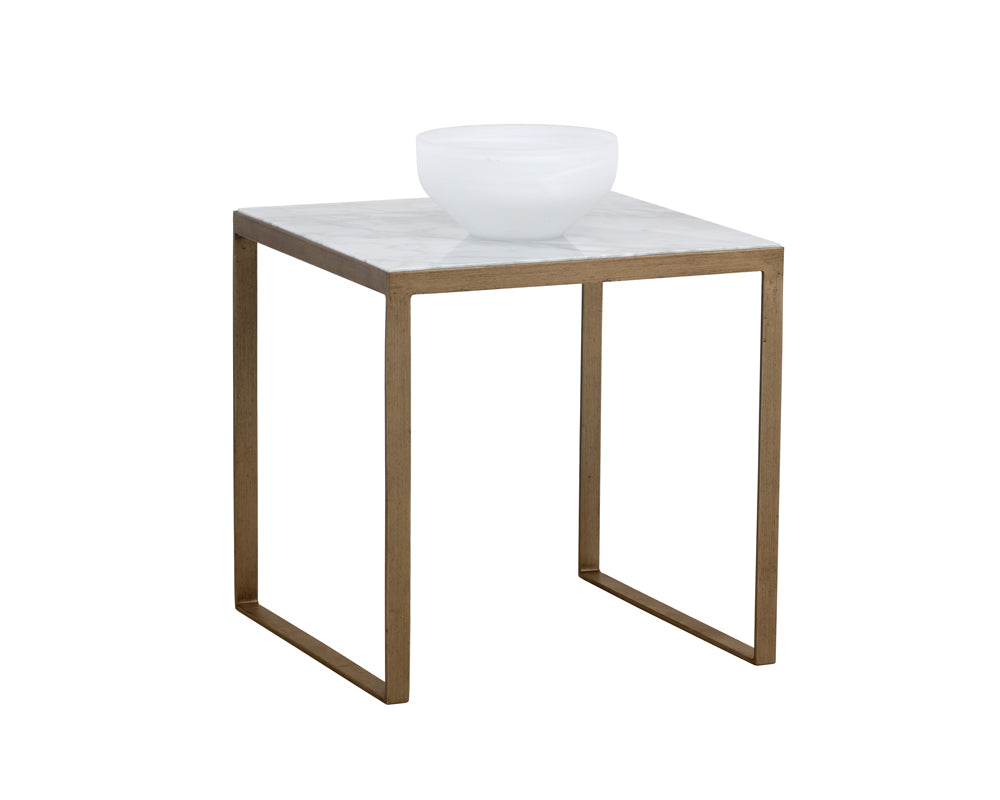 Sunpan Evert End Table - White
