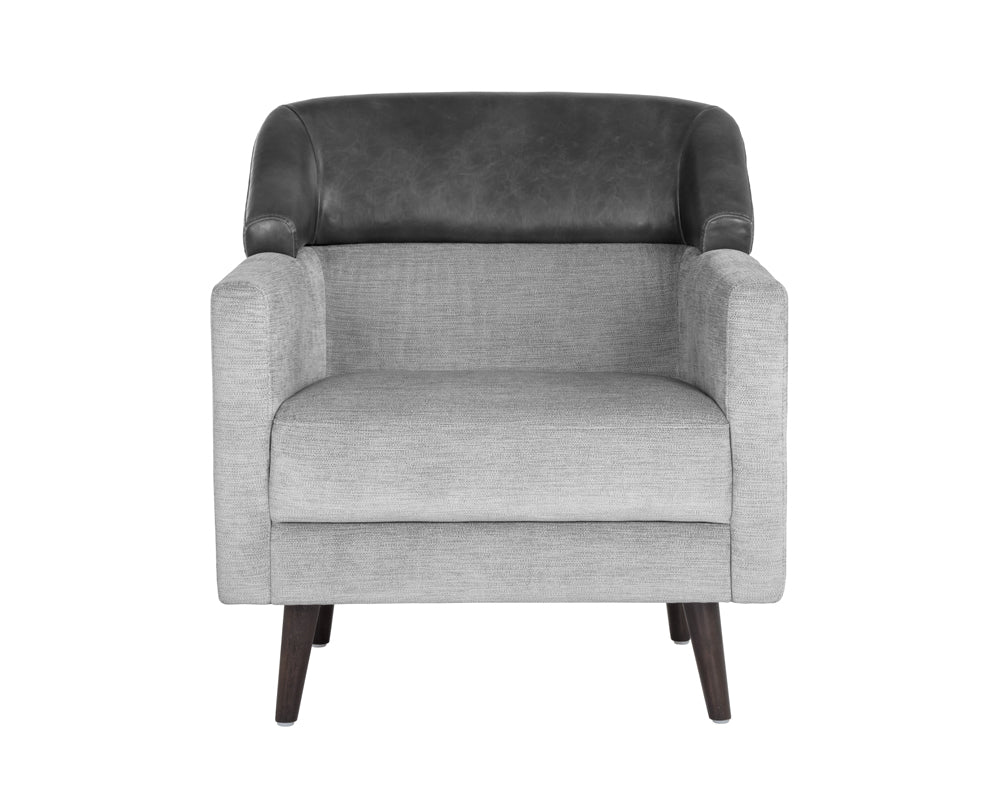 Sunpan Napoleon Lounge Chair - Polo Club Stone / Overcast Grey