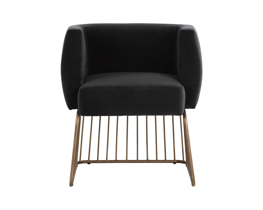 Sunpan Gala Dining Armchair - Shadow Grey