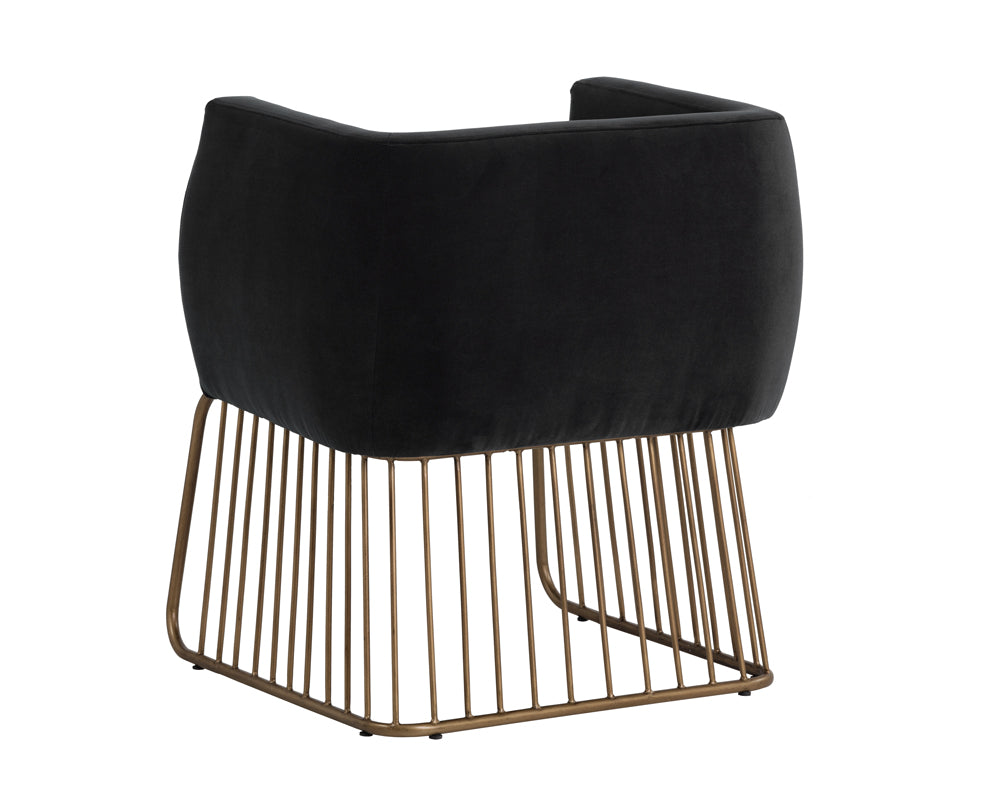 Sunpan Gala Dining Armchair - Shadow Grey