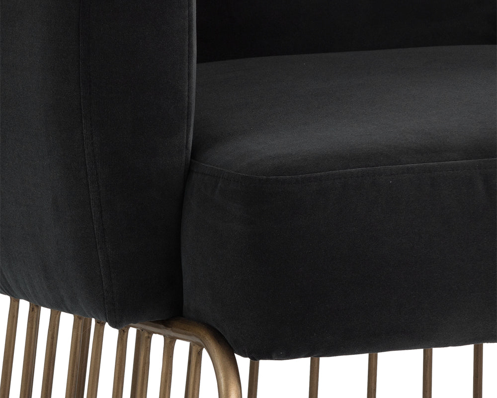 Sunpan Gala Dining Armchair - Shadow Grey