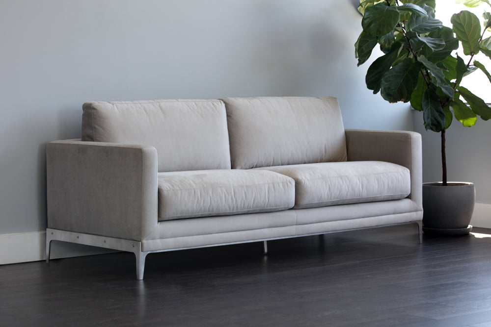 Sunpan Chandler Sofa - Piccolo Dove/Thunder Grey