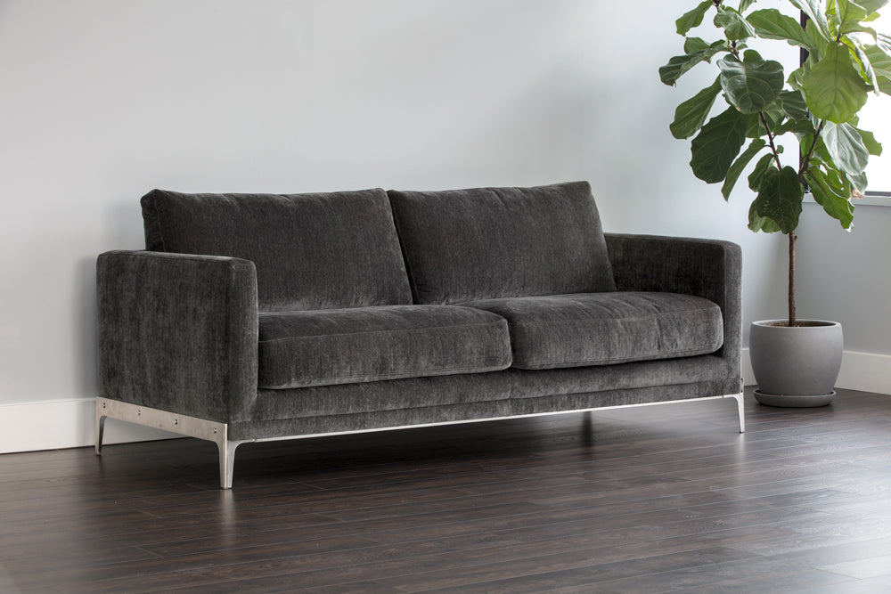 Sunpan Chandler Sofa - Piccolo Dove/Thunder Grey