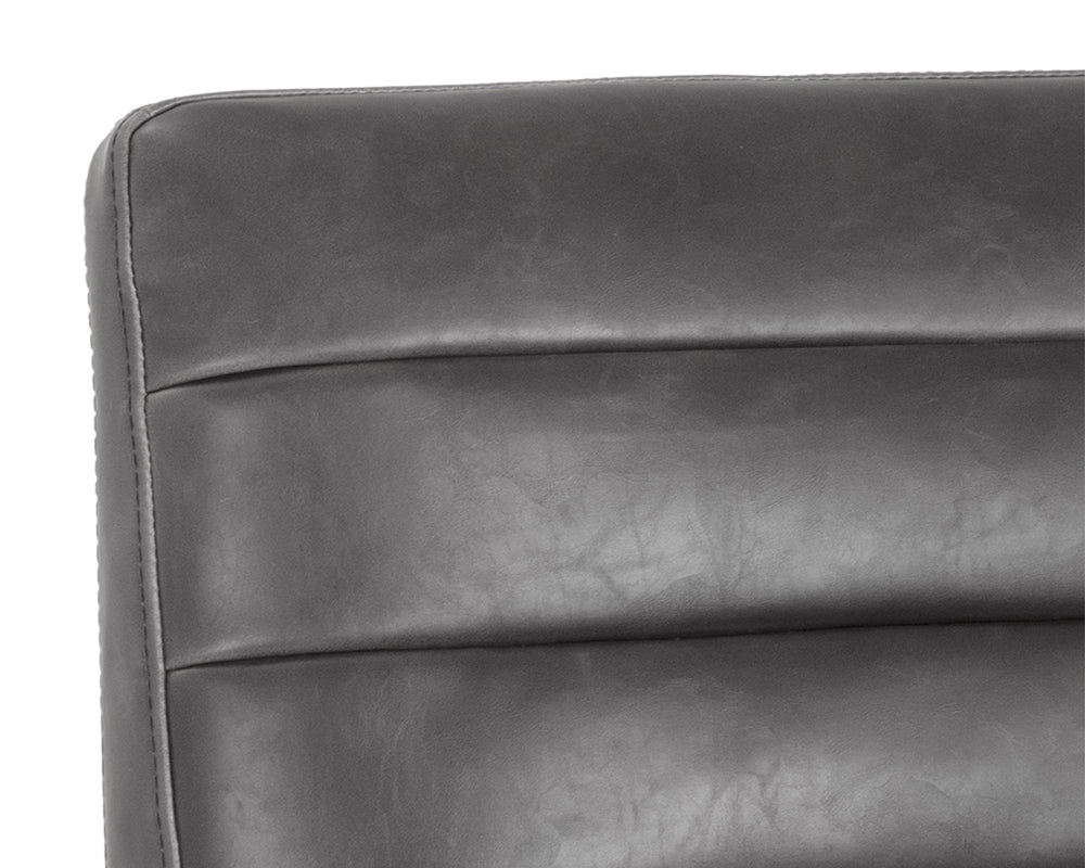 Sunpan Owen Swivel Barstool in Hearthstone Brown/Town Grey