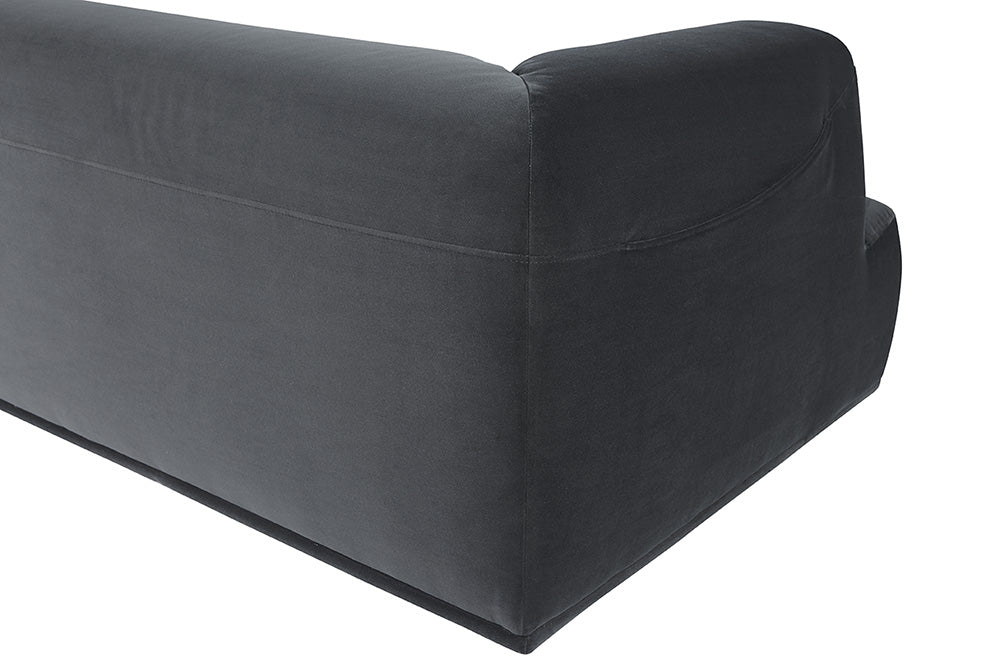 Sunpan Darren Modular - Left/Right Armchair In Smokescreen