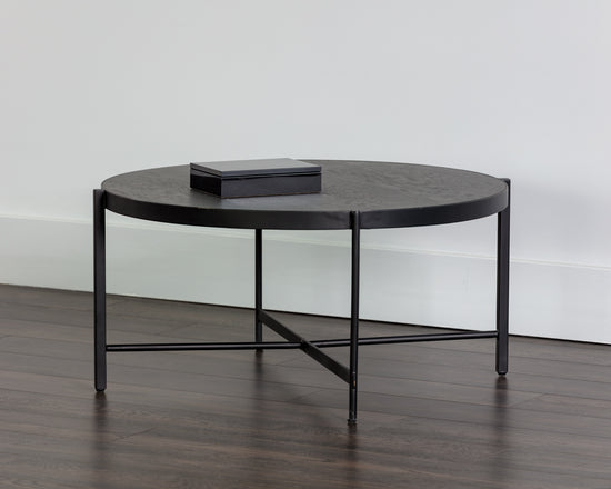 Sunpan Willem Coffee Table - Medium in Oak Veneer