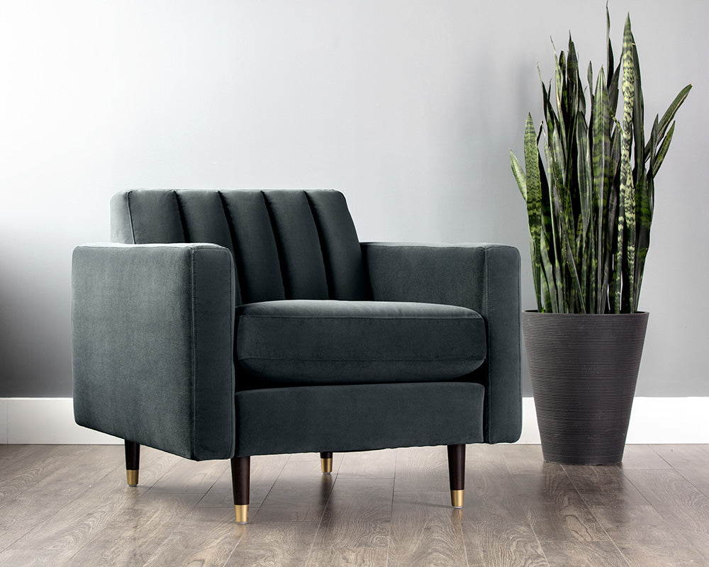 Sunpan Yosi Armchair in Moss Green