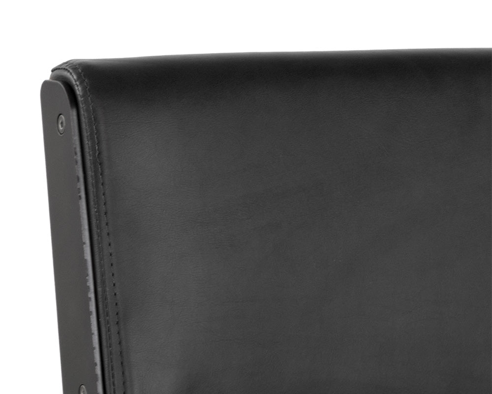 Sunpan Davis Office Chair - Black and Onyx