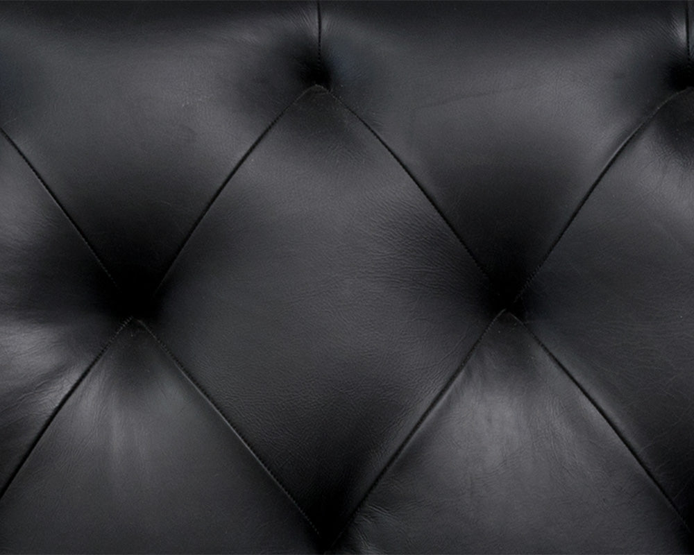 Sunpan Westin Sofa - Vintage Black Night/Caramel/Peacock/Steel Gray/Vanilla Leather