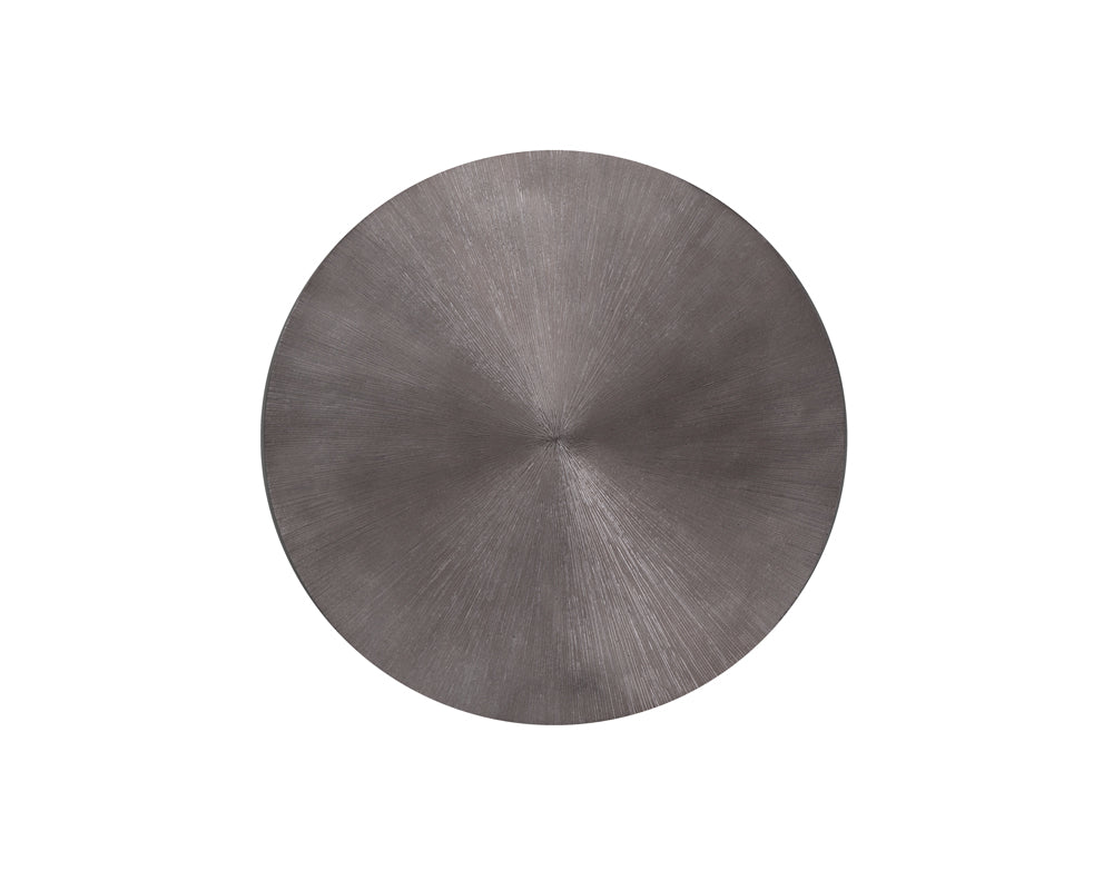 Sunpan Creed Side Table in Antique Gold / Gunmetal