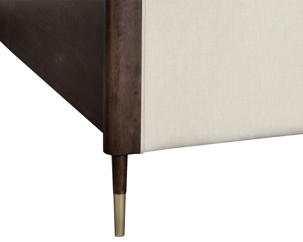Sunpan Lonnie Bed - King - Polo Club Muslin