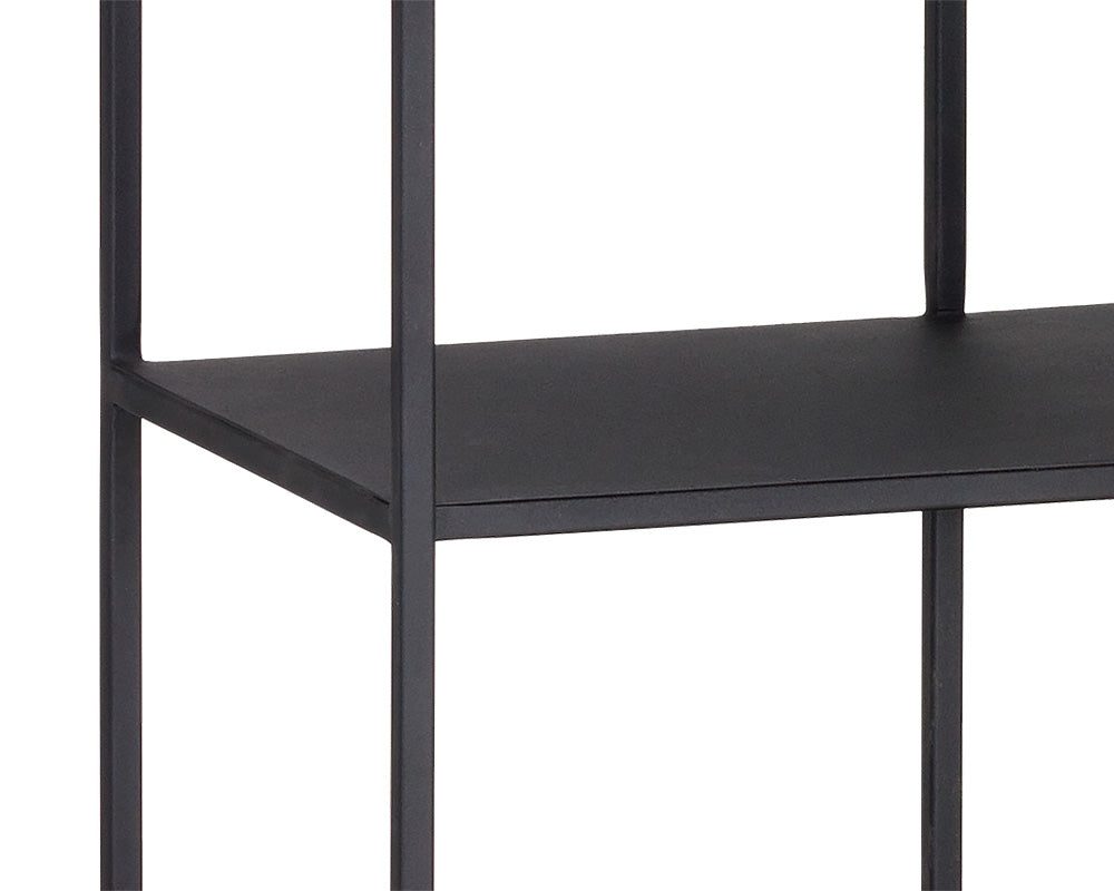 Sunpan Eiffel Bookcase - Large - Antique Brass/Black