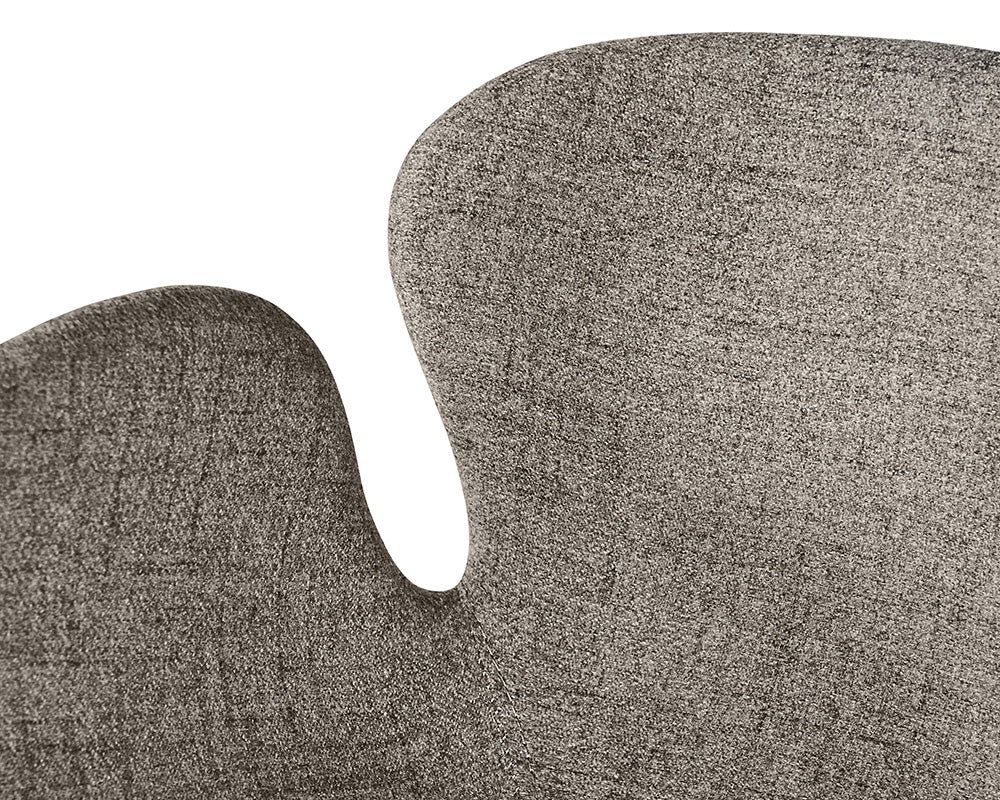 Sunpan Waldo Counter Stool in November Grey and Cinnamon Brown