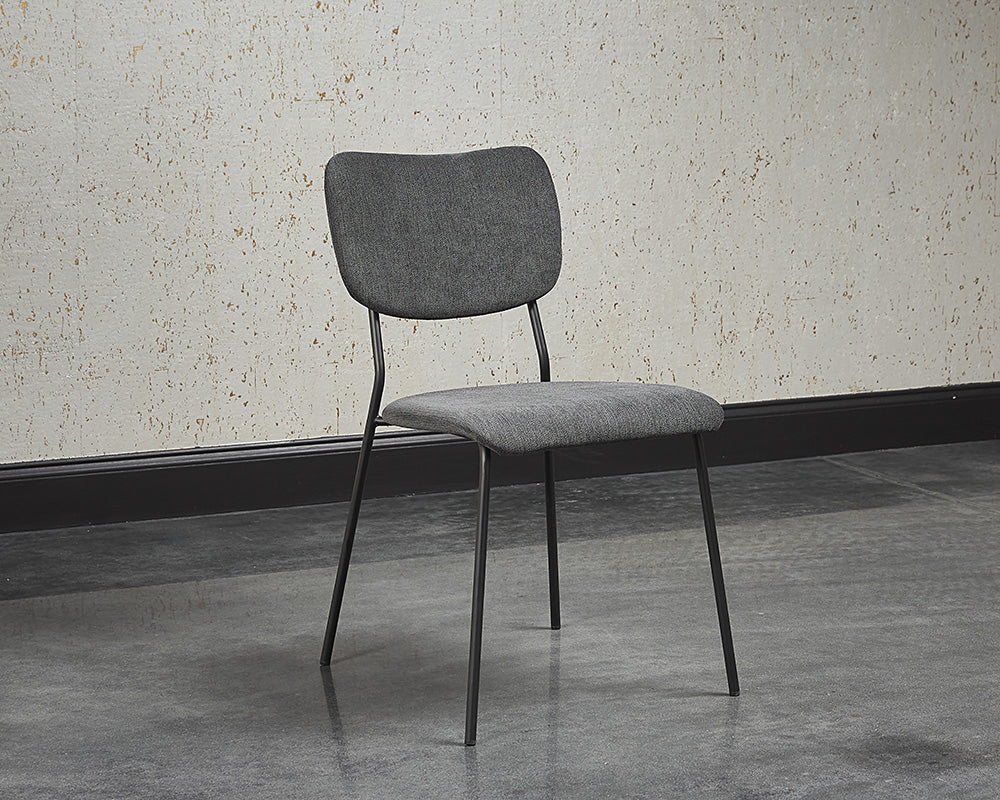 Sunpan Cullen Dining Chair - Polo Club Kohl Grey/Stone