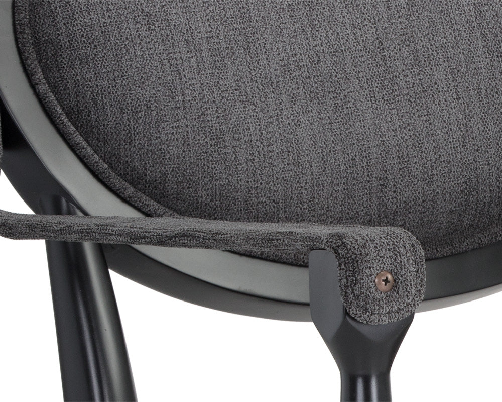Sunpan Vanleet Lounge Chair - Polo Club Kohl Grey/Stone