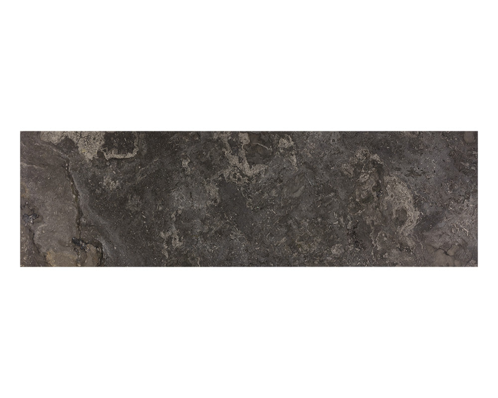 Sunpan Stamos Sideboard - Black - Light Grey Marble / Charcoal Grey