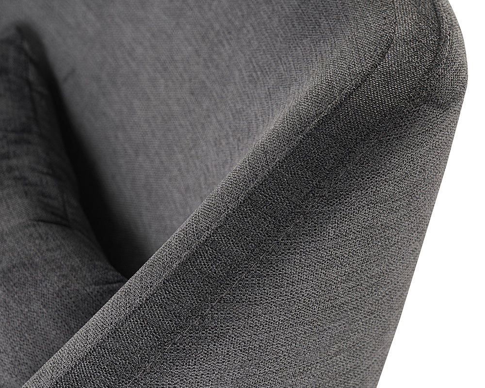 Sunpan Riley Lounge Chair - Polo Club Kohl Grey/Stone