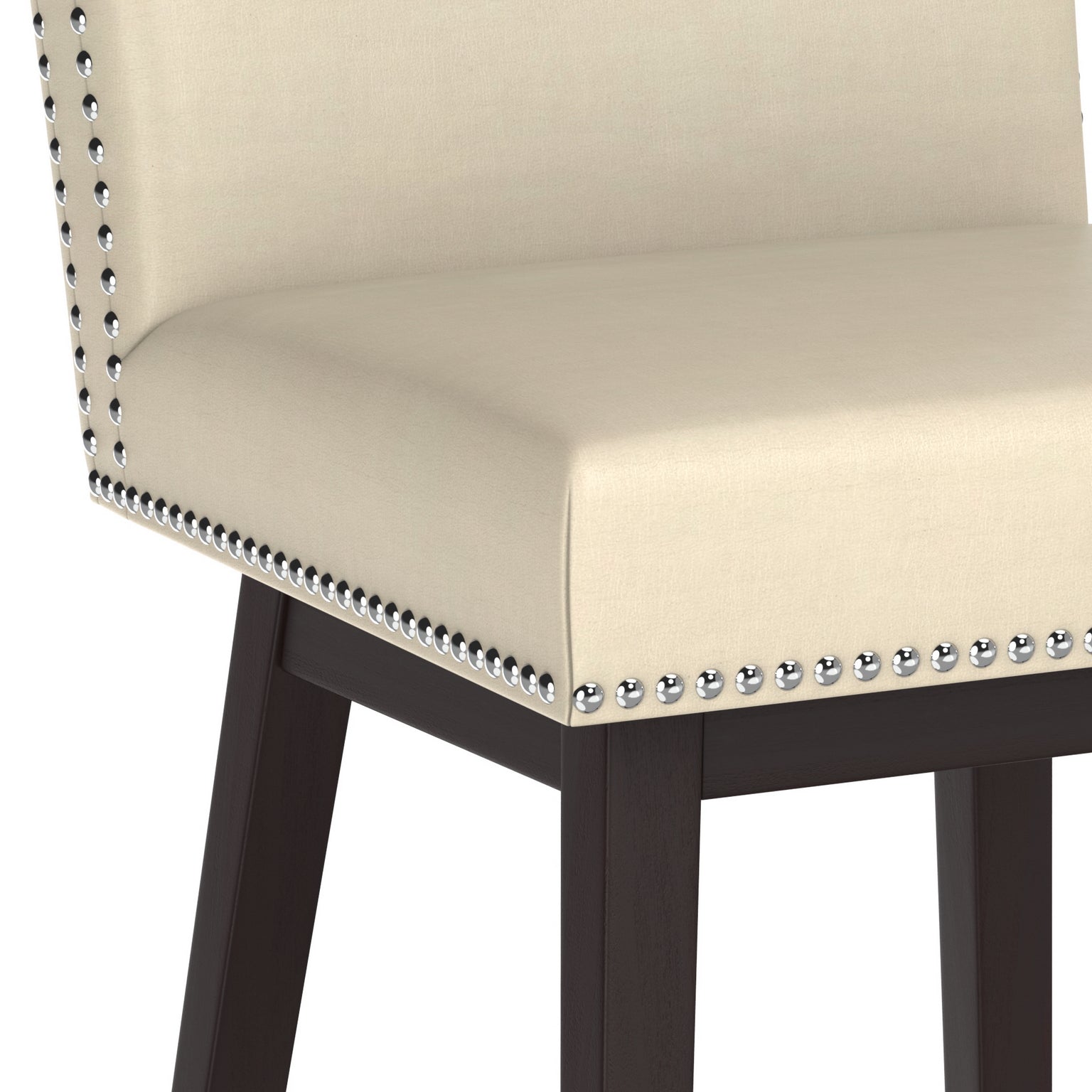 Sunpan Vintage Swivel Counter Stool - Brown/Castillo Cream/Coal Black/Havana Dark Brown/Overcast Grey
