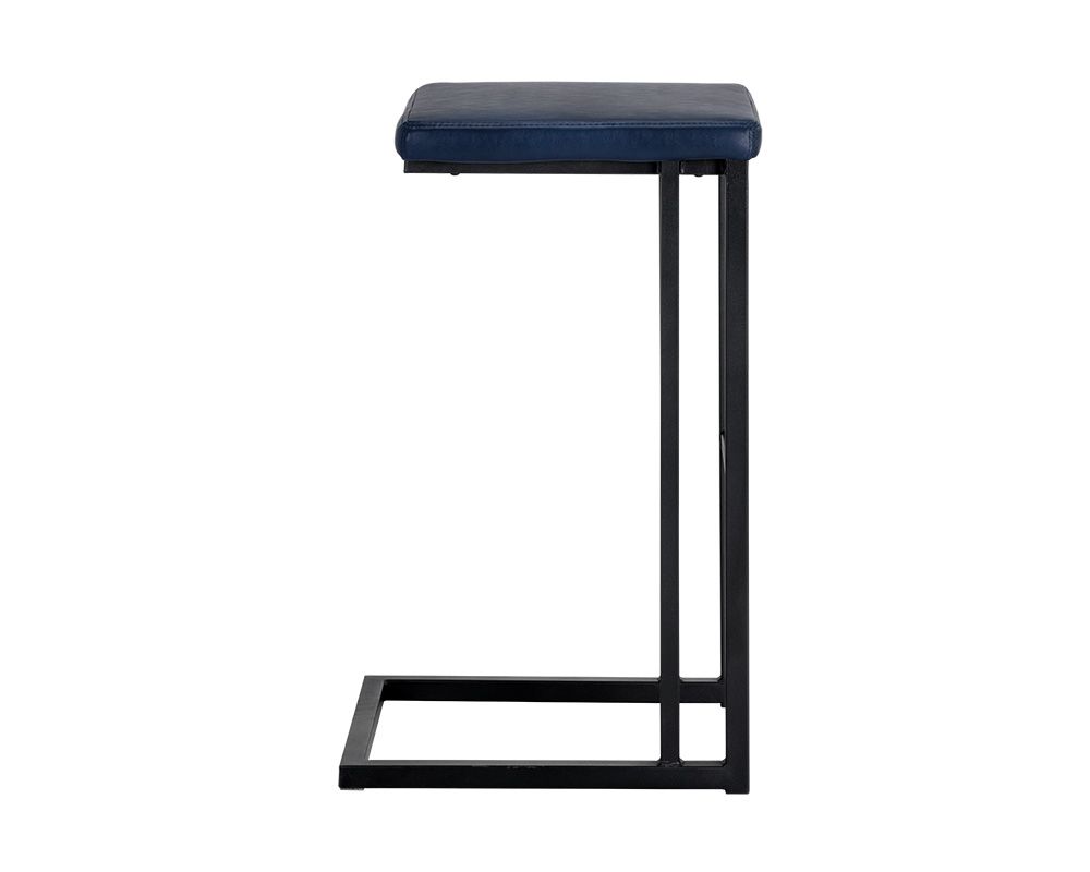 Sunpan Boone Barstool - Black - Bravo Admiral, Bravo Cognac, Bravo Cream, Champagne Gold - Onyx