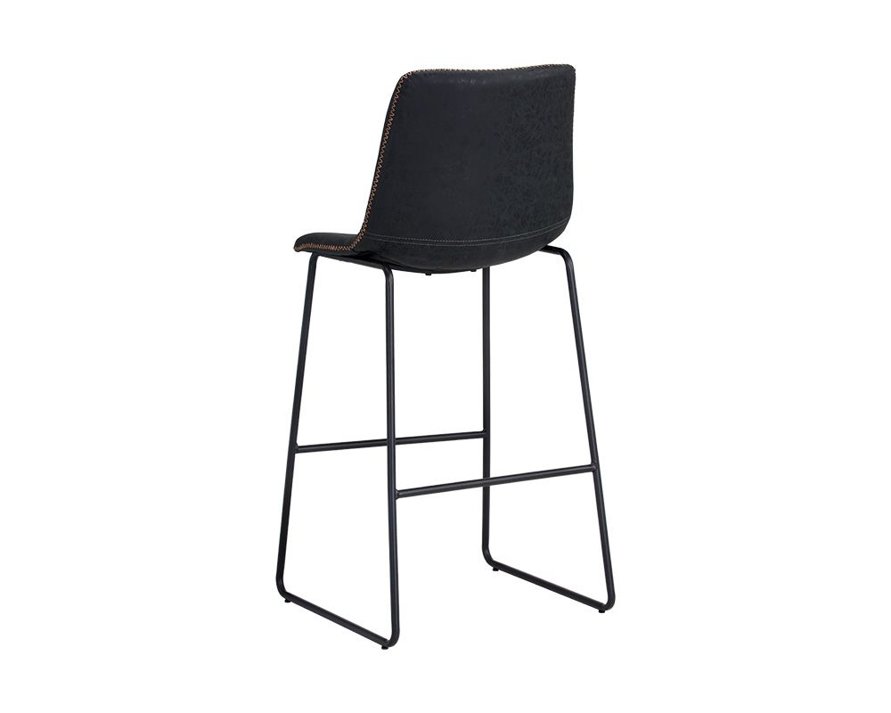 SUNPAN Cal Barstool - Antique Black, Grey - Set pf Two